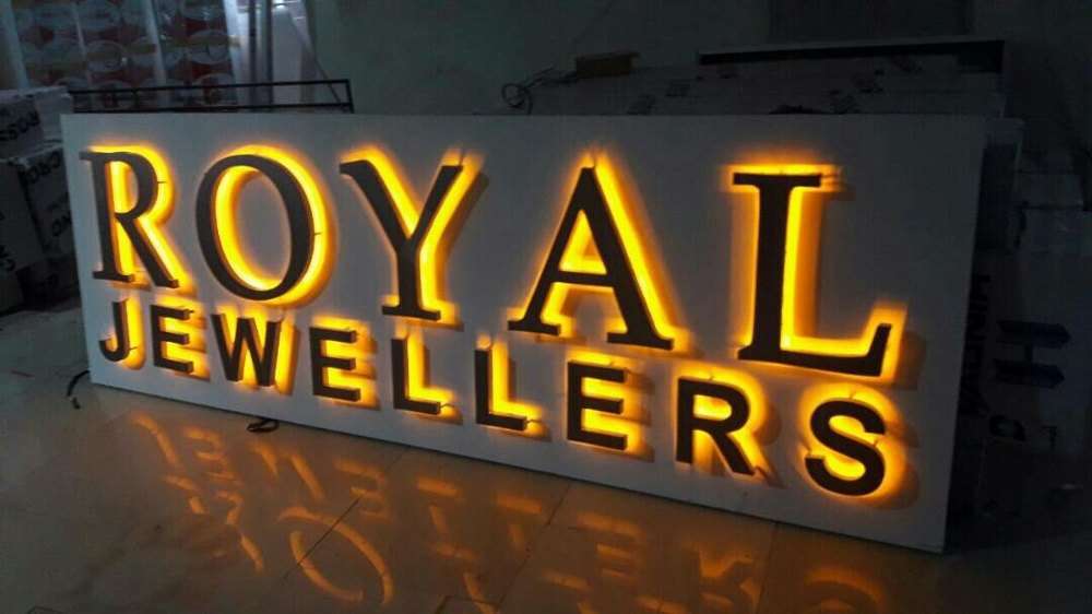 Acrylic led sign board price